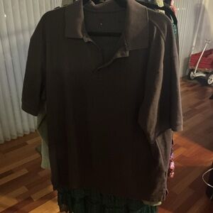 Men's Classic Brown Polo Shirt